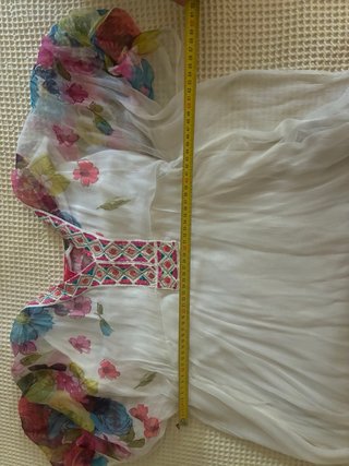 Vestido playero elegante multicolor marca francesa