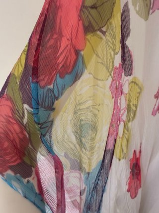 Vestido playero elegante multicolor marca francesa