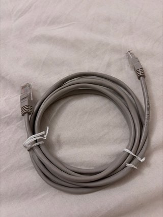 Cable Red RJ45 Cat5e 1.5m Gris