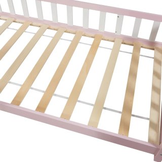 Cama Montessori Tipi Blanca y Rosa
