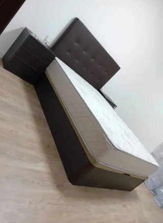 Canapé abatible con colchones viscoelástica