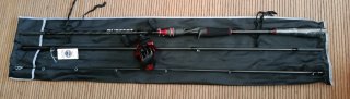 Combo Caña Pesca Baitcast 2,42m