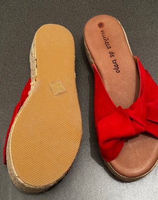 Sandalias Rojas