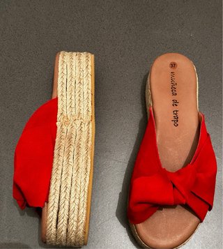 Sandalias Rojas