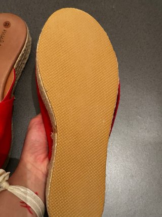 Sandalias Rojas