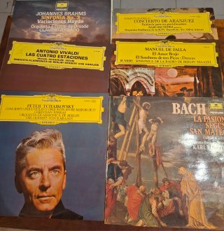 Lote Vinili Classici: Brahms, Vivaldi, Bach