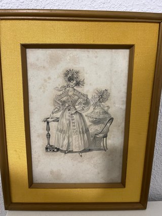 6 cuadros moda francesa siglo XVIII