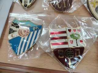 Chapas equipos fútbol españoles para vespa