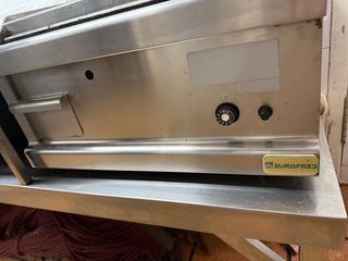 Plancha industrial cromo duro Eurofred