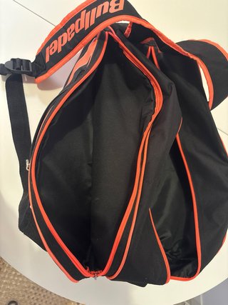 Paletero Bullpadel Fun X-Series Negro Naranja