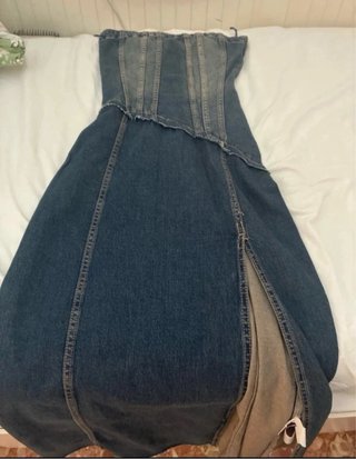 Vestido vaquero largo denim
