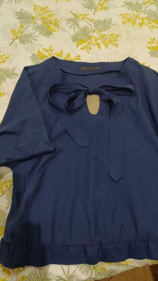 Blusa Cortefiel Talla L Lazada Azul. Talla L /42.