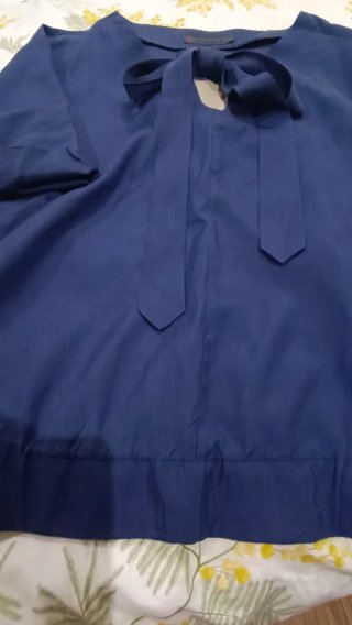 Blusa Cortefiel Talla L Lazada Azul. Talla L /42.