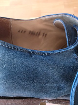 Zapatos Roberto Ley Doble Hebilla Azul