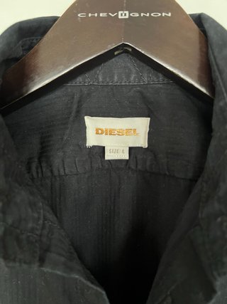 Camisa Diesel Talla M Negra