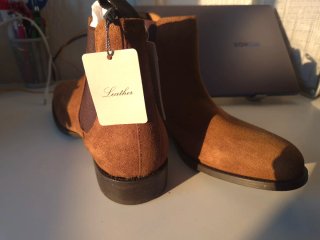 Botín Chelsea Piel Marrón T.40 Hombre