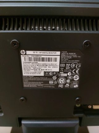 Monitor HP Negro