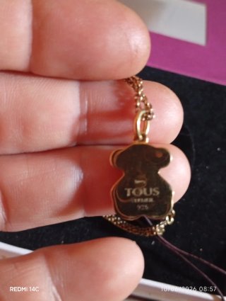 Colgante Tous Oso Baño Oro 18k Rosa