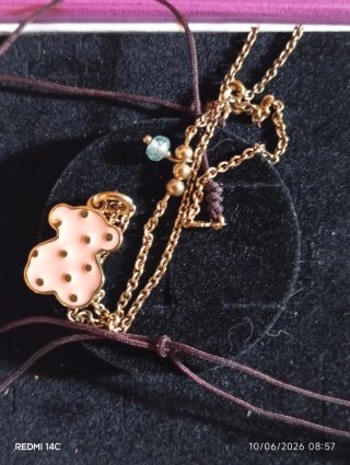 Colgante Tous Oso Baño Oro 18k Rosa