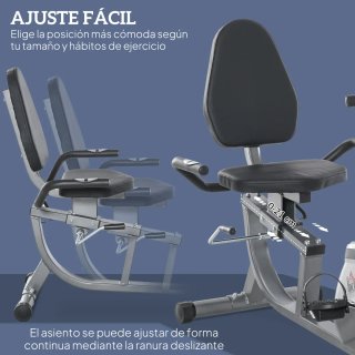 Bicicleta Estática Respaldo 8 Niveles