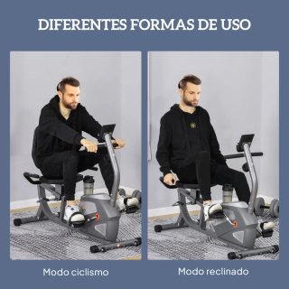 Bicicleta Estática Respaldo 8 Niveles