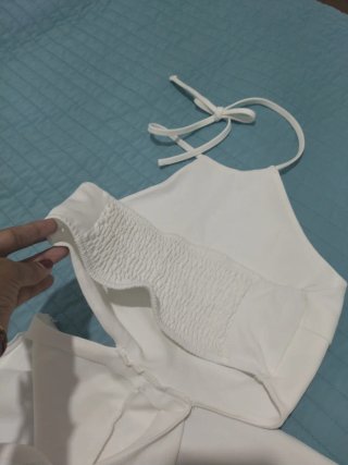 Mono blanco Stradivarius talla S