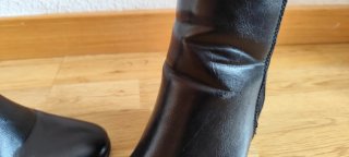 Botas de tacón negras talla 37