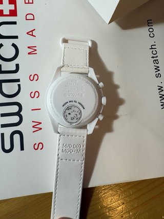 Omega x Swatch Mission to the Moon Bianco