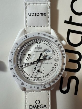 Omega x Swatch Mission to the Moon Bianco