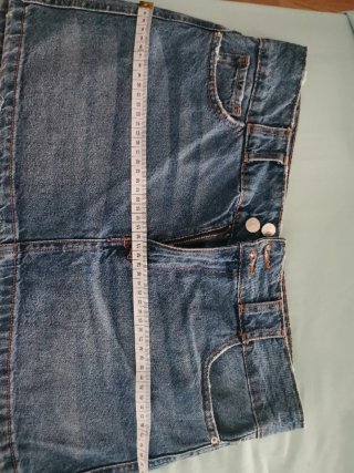 Mini falda vaquera azul