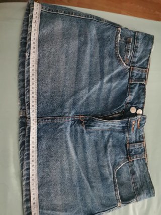 Mini falda vaquera azul