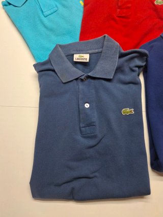 Lote 5 polos Lacoste y Polo Ralph Lauren