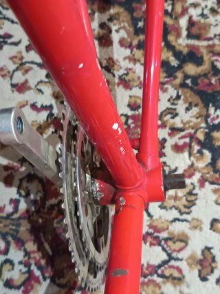 Cuadro Bicicleta Otero Rojo