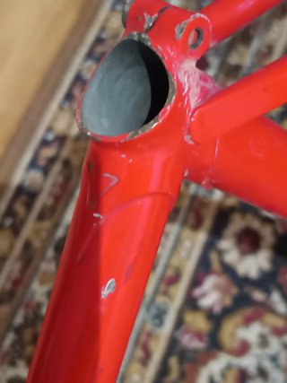 Cuadro Bicicleta Otero Rojo