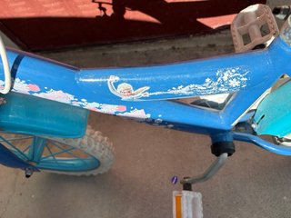 Bicicleta Frozen 14 con ruedines