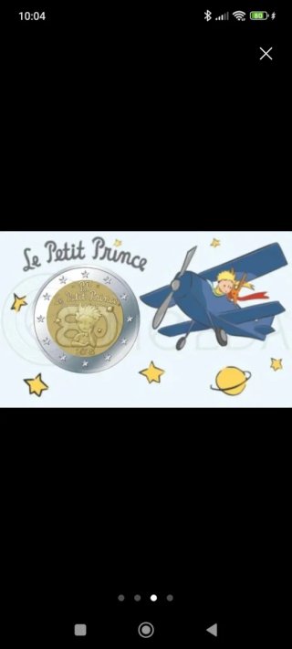 Moneda 2 Euros Francia El Principito