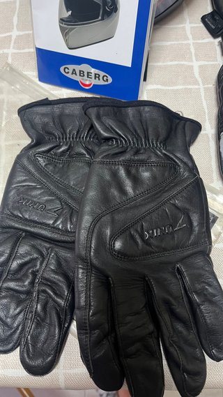 Casco y guantes moto talla L