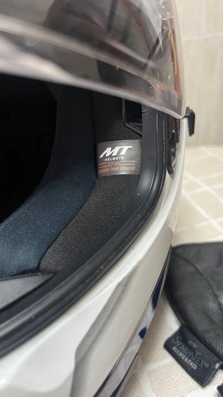 Casco y guantes moto talla L