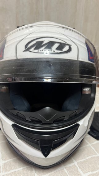 Casco y guantes moto talla L