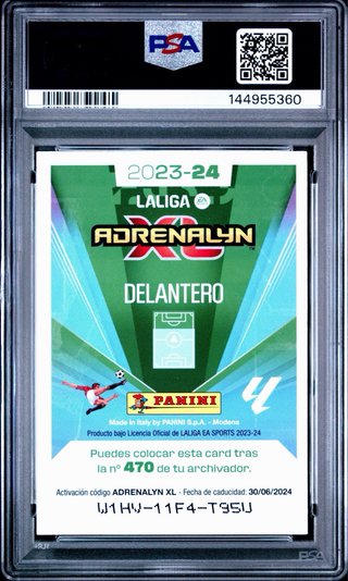 PSA9 Card Única 2023-24 Adrenalyn XL Ronaldo/Messi