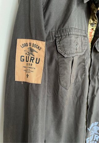 Camisa Guru Lord of Docks verde militar
