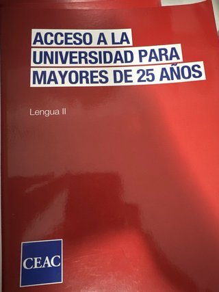 Libros prueba de acceso a la universidad +25