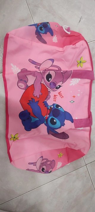 Borsa Disney Stitch e Angel Rosa