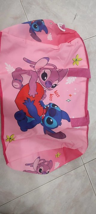 Borsa Disney Stitch e Angel Rosa