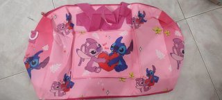 Borsa Disney Stitch e Angel Rosa