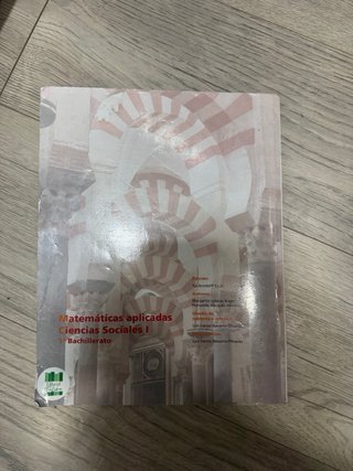 libro Matemáticas Aplicadas Ciencias Sociales
