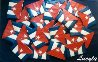 Borsa/ Pochette a tracolla bandiera cubana