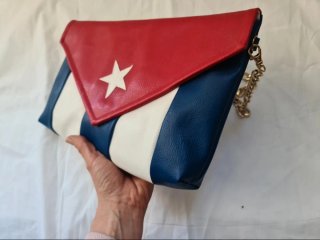 Borsa/ Pochette a tracolla bandiera cubana