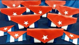 Borsa/ Pochette a tracolla bandiera cubana