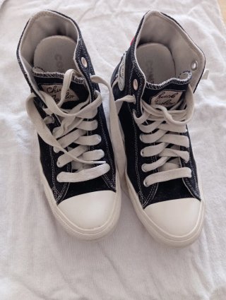 Converse negras talla 41.5